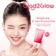 Glad2Glow Lychee Brightening Cream 30g Bright Up 3-IN-1 Facial Moisturizer Sunscreen Whitening Skincare Tone Up Cream