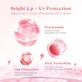 Glad2Glow Lychee Brightening Cream 30g Bright Up 3-IN-1 Facial Moisturizer Sunscreen Whitening Skincare Tone Up Cream